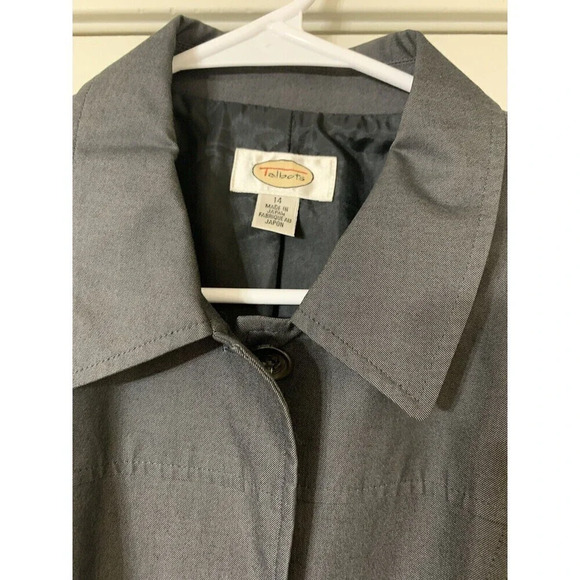 Talbots Blazer  Size 14 Lighter Weight For Spring /Summer Outer Is 100% Cotton - Picture 2 of 4